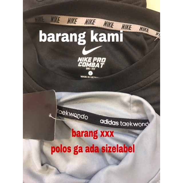 Terbaru  manset baselayer thumbhole nike adidas hitam merah biru putih navy abu  Diskon