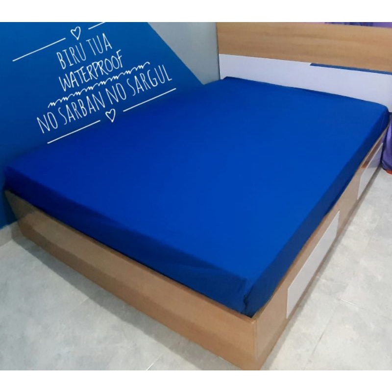Sprei Anti Air Murah Seprei Wateroof Polos ukur 180