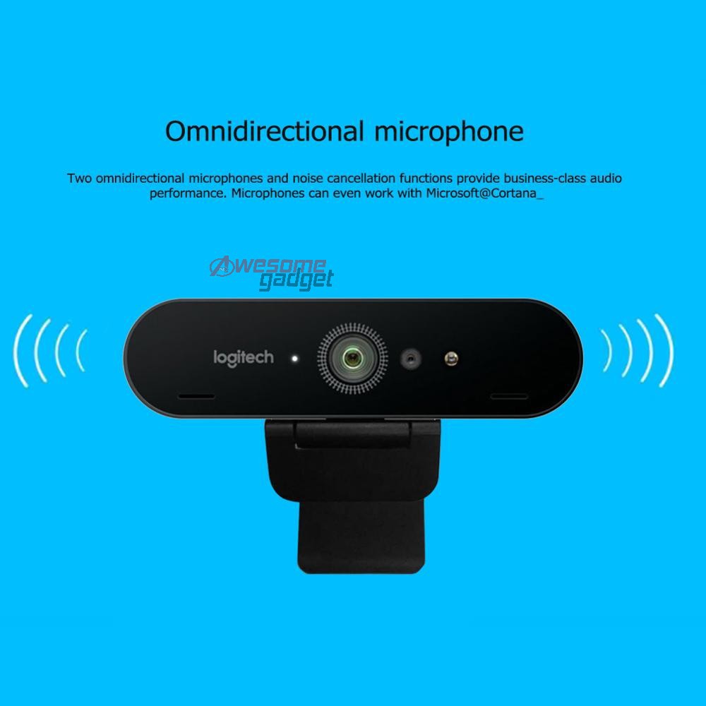 Logitech BRIO C1000e 4K HD Webcam Wide Angle Ultra HD 1080p Video Camera for Video Conference Stream