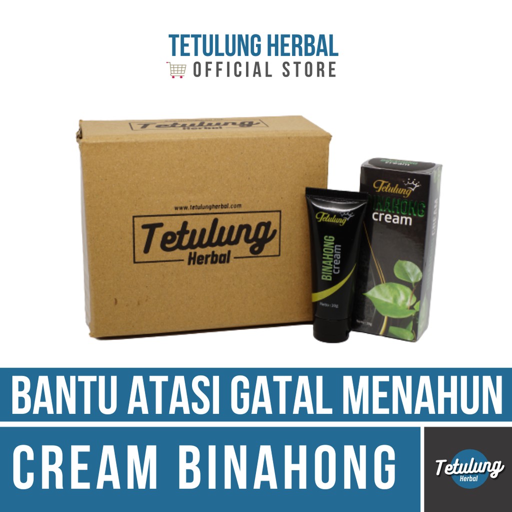 Binahong Cream 20gr - Obat Salep Gatal Kulit / Salap Gatal Kulit / Saleb Gatal Kulit Menahun