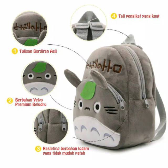 Medan Termurah Best seller Tas sekolah paud TK karkter Tas ransel import anak lucu