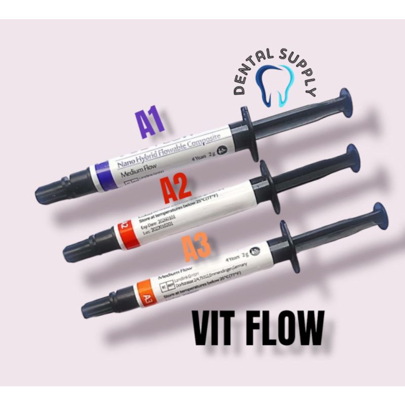 VIT Flow Komposit Veneer Syringe A1,A2,A3
