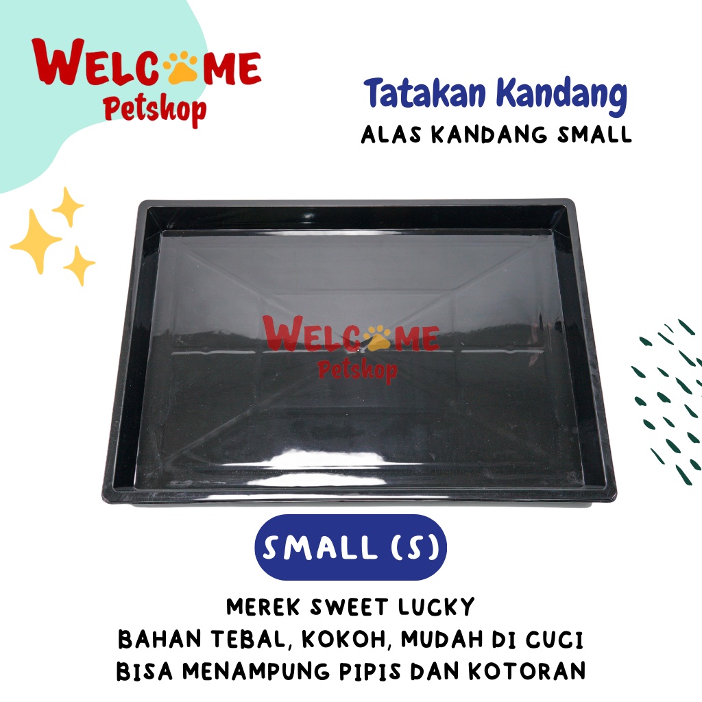 Tatakan Kandang SMALL 38x29x2CM Tray Kotoran Umbaran Burung Kelinci