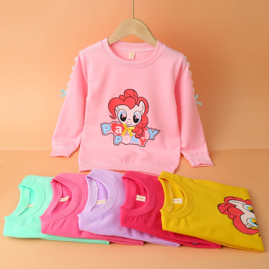 Sweater Import Anak Perempuan Usia 5 - 12 Tahun | Baju Switer Cewek Umur 5-12th Original Import 100%