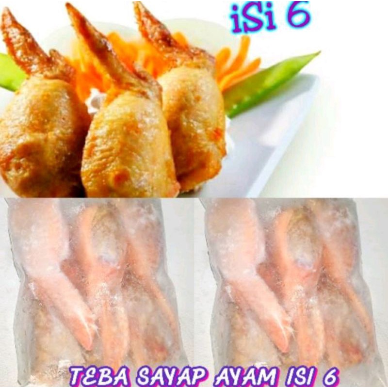 

Sayap ayam isi 6 pcs ( bento )