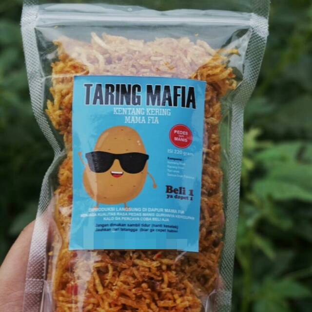 

Kripik Kentang Balado _ Kentang Mustofa _ Taring Mafia (Kentang Kering Mama Fia)