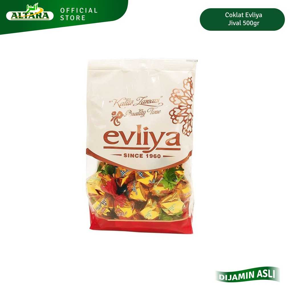 

Coklat Evliya Jival 500gr - Coklat Susu - Coklat Turki - Oleh oleh haji