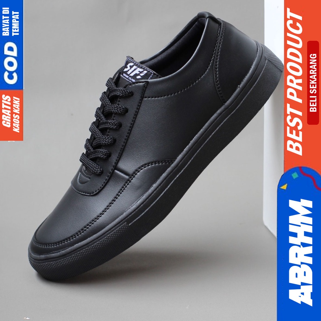 ABRHM River- Sepatu Sneakers Casual Pria Hitam