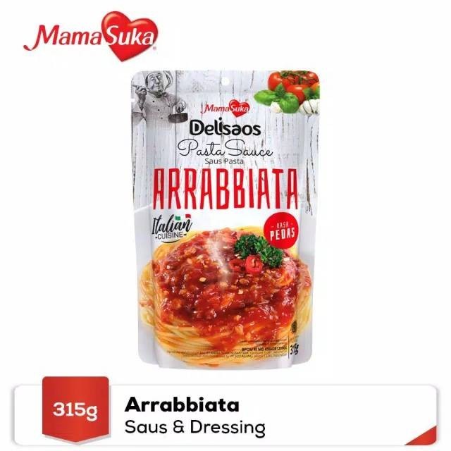 

Mamasuka Delisaos Arrabbiata 315gr/Saus/Saos/Dressing Saus