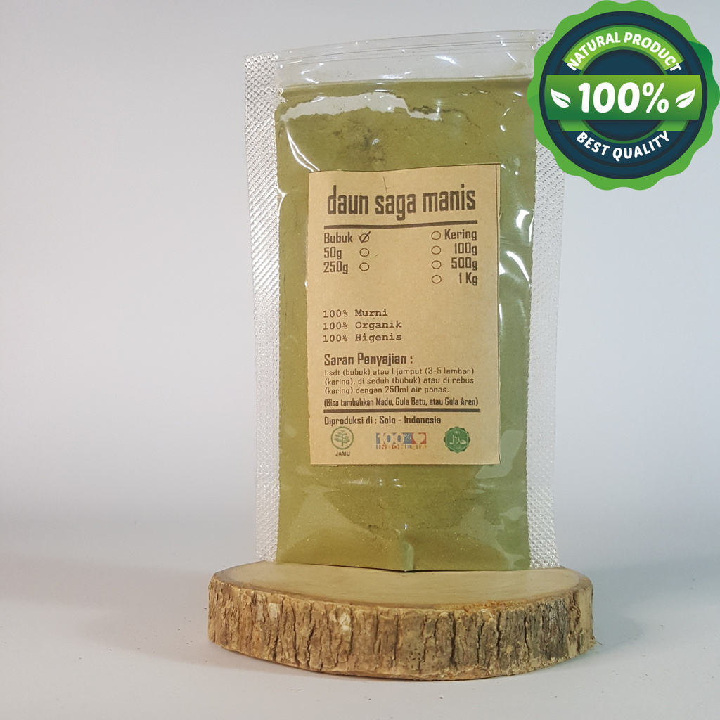 

DAUN SAGA MANIS BUBUK 250 GRAM - Abrus Precatorius - MURNI - JSR