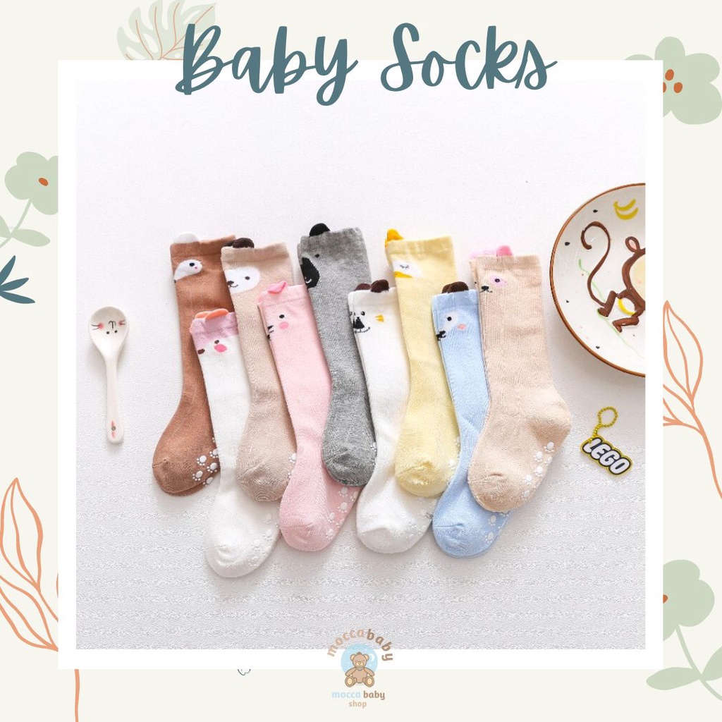 MBSS - Kaos Kaki Bayi Anak Laki Laki Perempuan Import Bahan Berkualitas / CARTOON HI