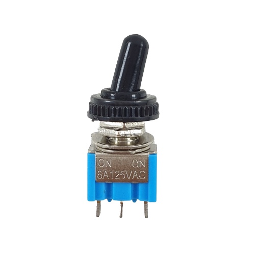 Toggle Switch Mini 3 Pin On Off MTS102 Saklar Togle Kecil On On Kaki 3p