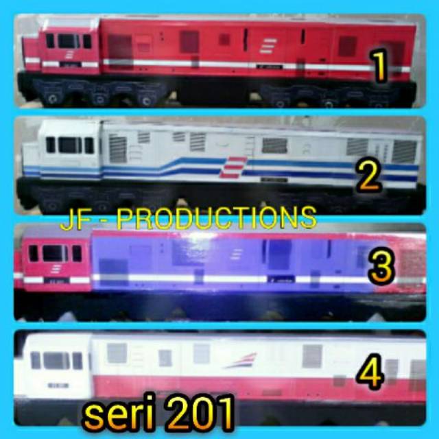 Miniatur Kereta API LOKOMOTIF SERI 201 Shopee Indonesia