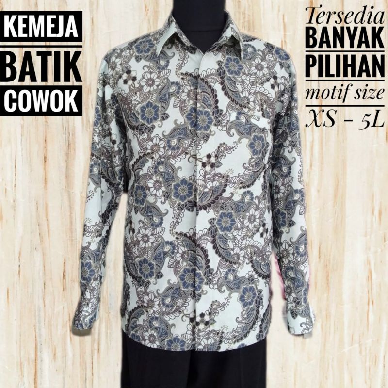 Kemeja cowok batik termurah harga grosir