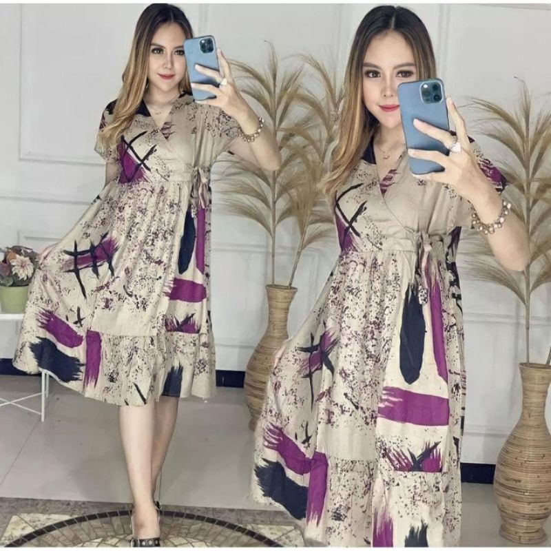 [PROMO] DASTER VIRAL ll DASTER KIMONO MOTIF ABSTRAK ll DASTER KEKINIAN