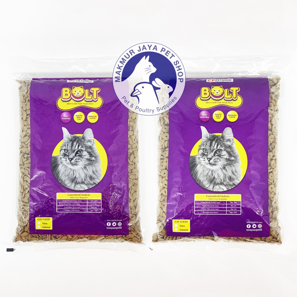 Bolt 1kg Repack Tuna Cat Food / Makanan Kucing 1 kg