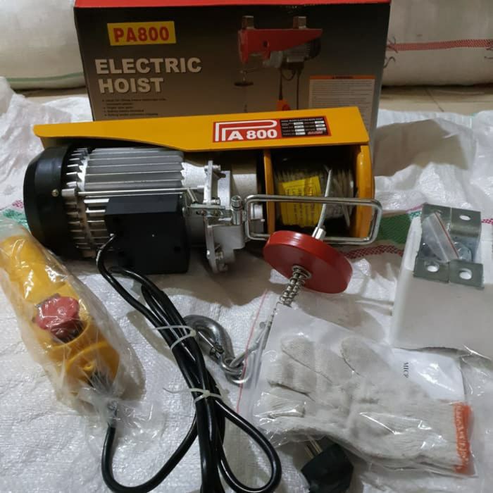 electric hoist 800kg elektrik hoist 800 kg electric wire winch 20 m