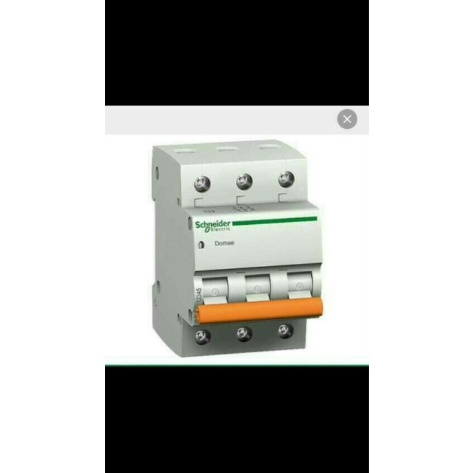 Mcb 3 phase 3pole schneider 16a 16 ampere domae mcb 3 pole 16 ampere
