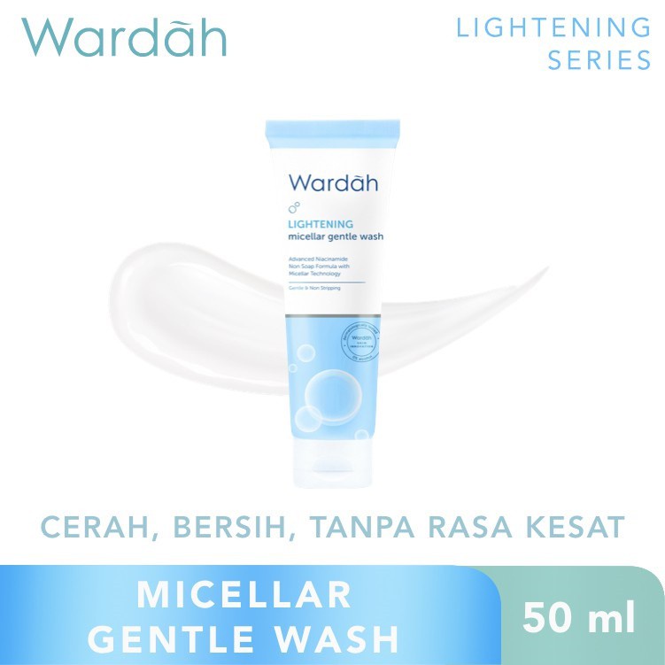 [50ml] Wardah Lightening Micellar Gentle Wash