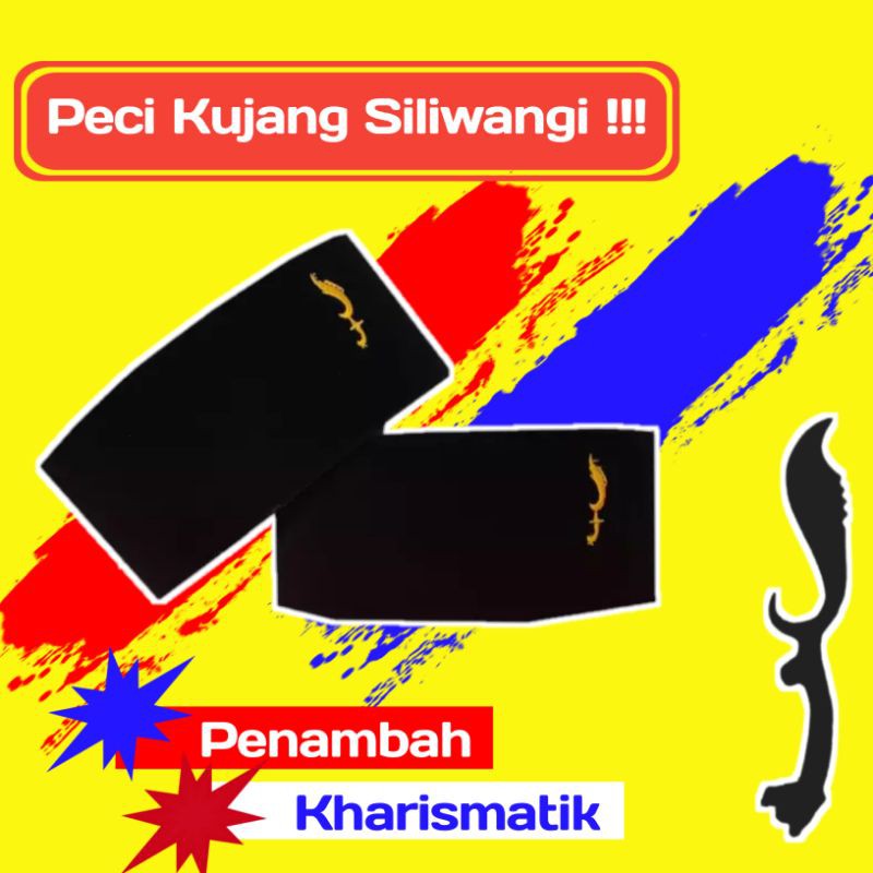 Peci Songkok Kujang Siliwangi Premium Peci Hitam Kujang Kopiah Songkok Logo Kujang Terbaru Murah