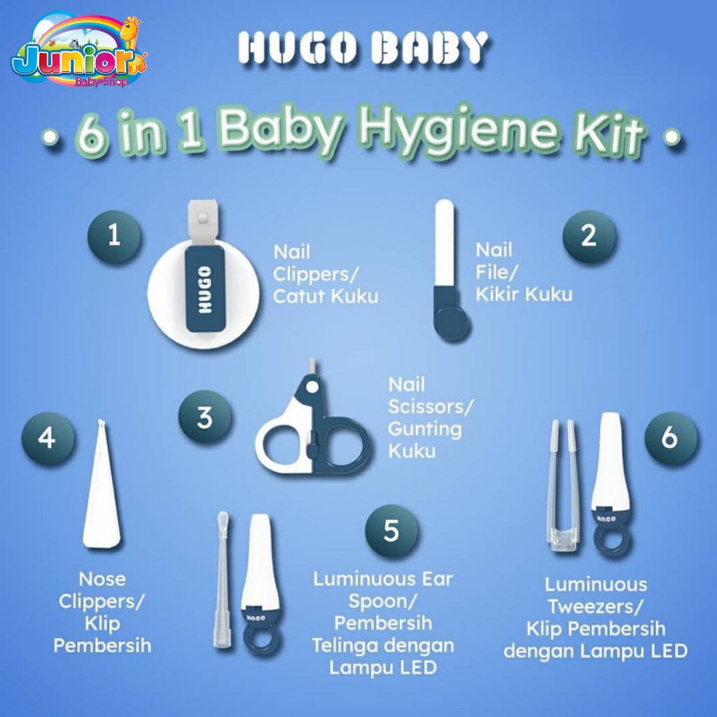 Hugo Baby Hygiene Grooming Kit 6 in 1