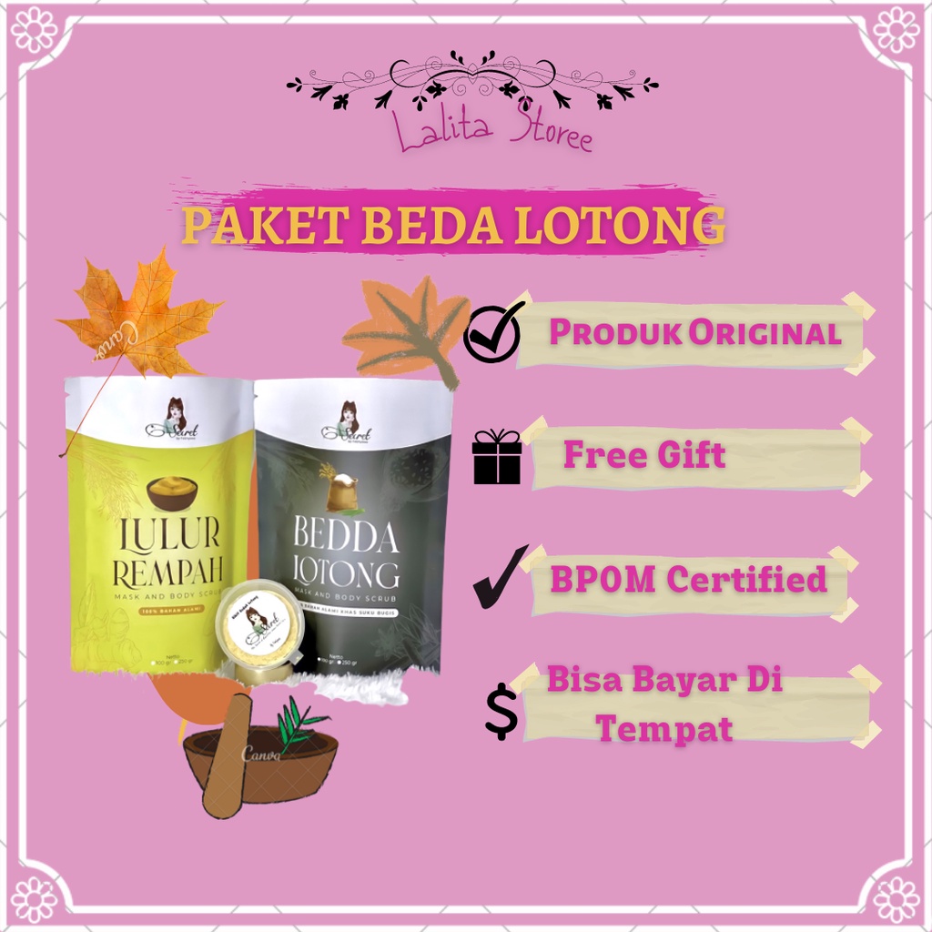 [READY AGEN RESMI] PAKET VIRAL / BEDAK LOTONG & LULUR REMPAH BUBUK SECRET BY FEBHYBIEE RESMI ORIGINA
