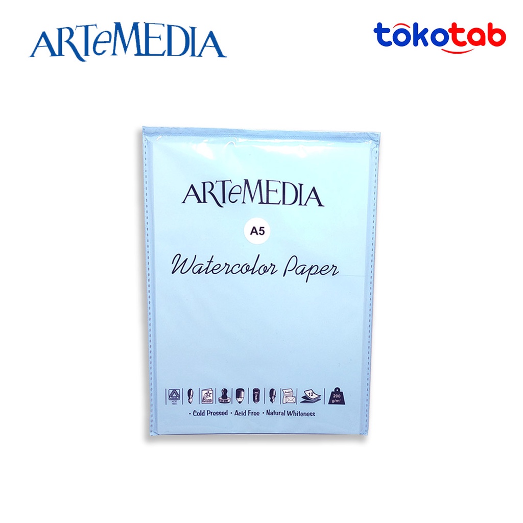 

Kertas Cat Air/ Water Color ARTEMEDIA A5 200 GSM