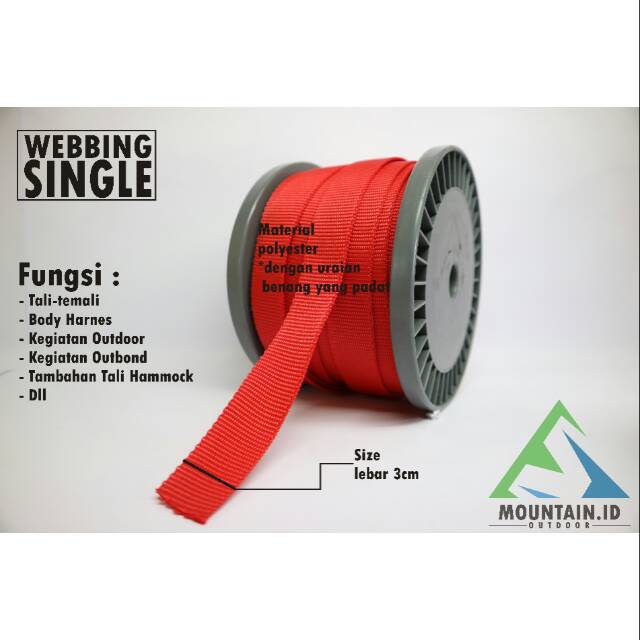 Tali Webbing hammock body harness tali webing hamok hamock hamuk bukan tali webbing tubbular.