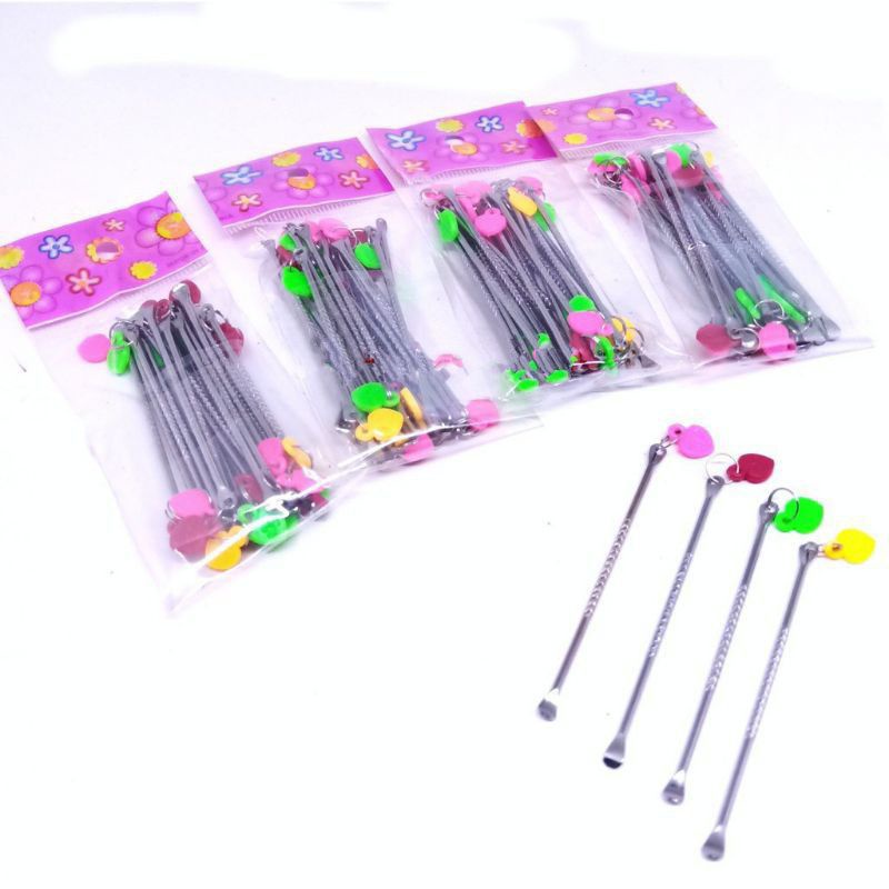 10pcs Korek Kuping Besi/Korek Telinga Besi / Korek Kuping Telinga Besi Love