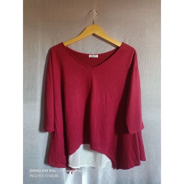 atasan wanita warna merah
