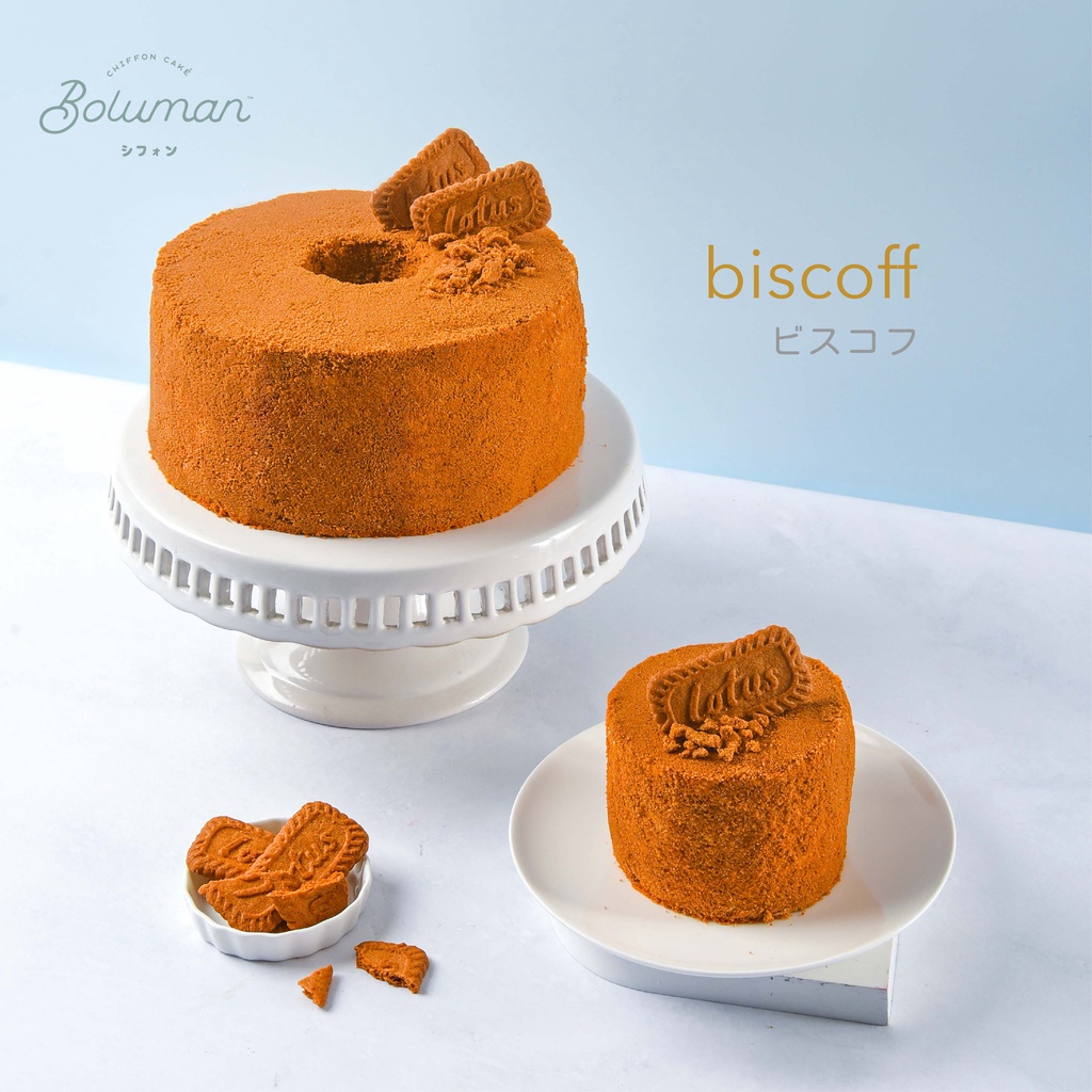 

Boluman | Biscoff Whole Chiffon | Cake | Gift | Kue Bolu Chiffon