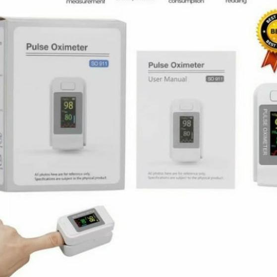 ( BISA COD ) Fingertip Pulse Oxymeter oximetry Sp02 alat pengukur detak jantung - s0911 TERJAMIN