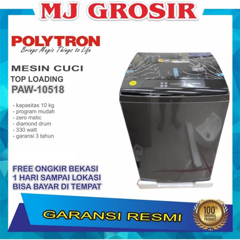 MESIN CUCI POLYTRON 1 TABUNG 10 KG PAW 10518