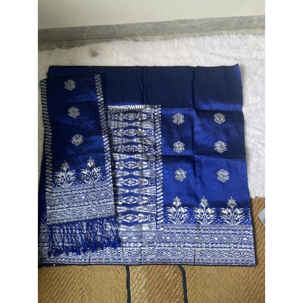 songket silungkang full kristal premium