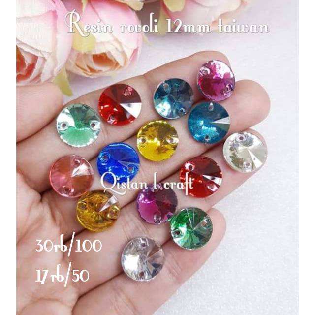 Resin rivoly 12mm dan 14mm