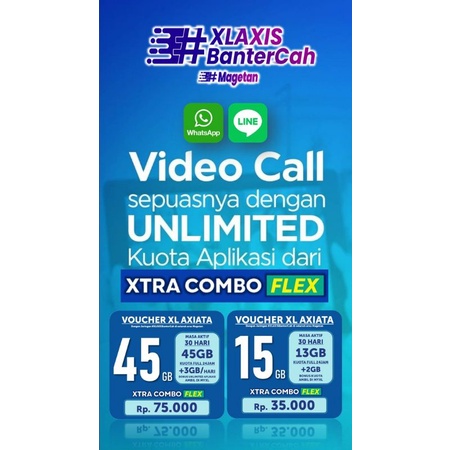 vocher perdana XL 45GB