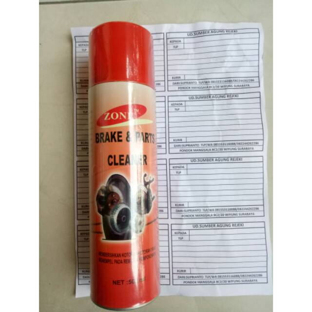 Brake Parts Cleaner Pembersih Debu pada Rem