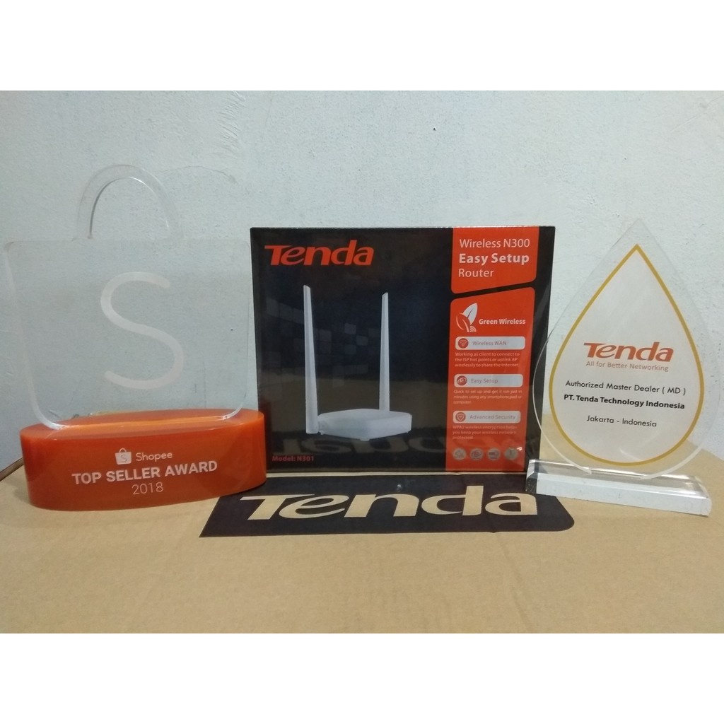 TENDA N301 Router Wireless 300Mbps Easy Setup Router