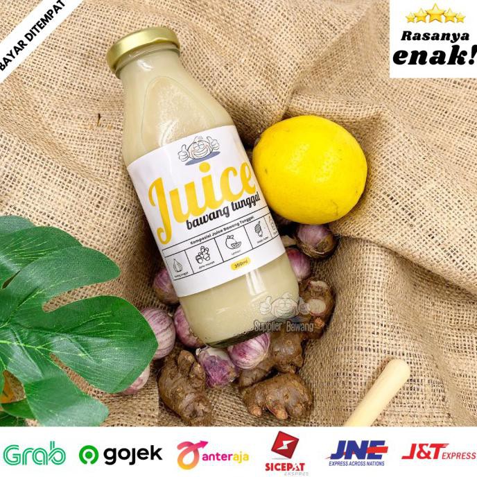 

Jus Herbal Bawang Putih Tunggal, Cuka Apel, Jahe Merah, Lemon dan Madu - TANPA MADU produk original