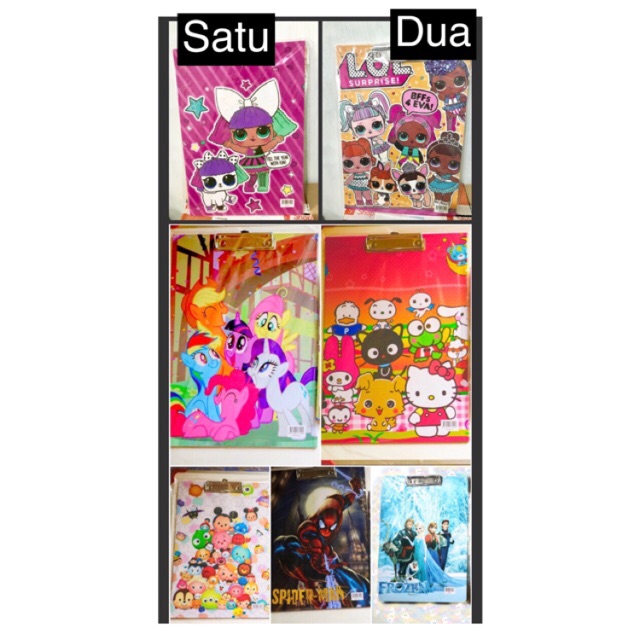 

{READY STOCK} clipboard ada whiteboardnya di belakang