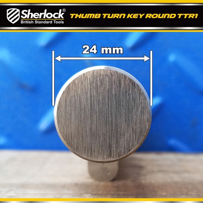 Cylinder Kunci Pintu / Sherlock 60 mm Kunci Silinder Thumbturn Putar TTR1