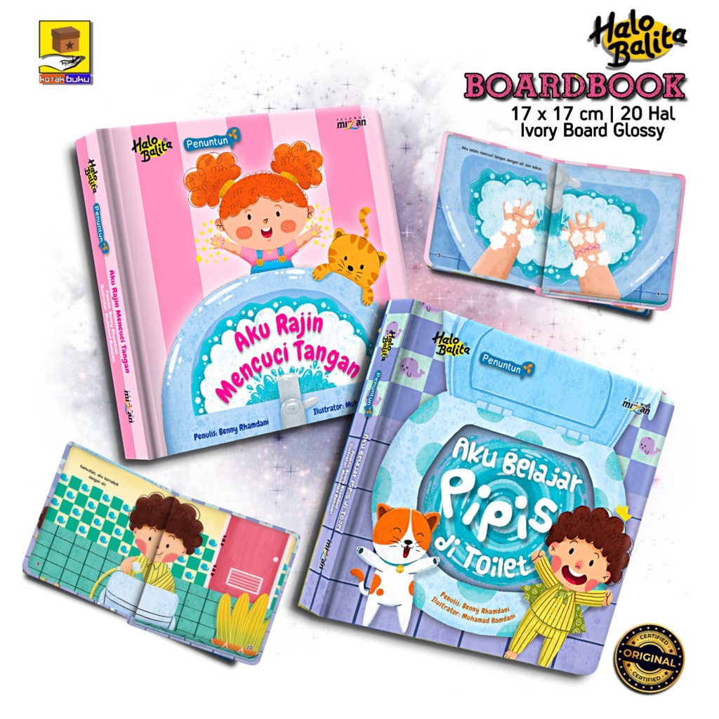 Jual Boardbook Anak / Rajin Mencuci Tangan / Buku Pertamaku / Boardbook ...