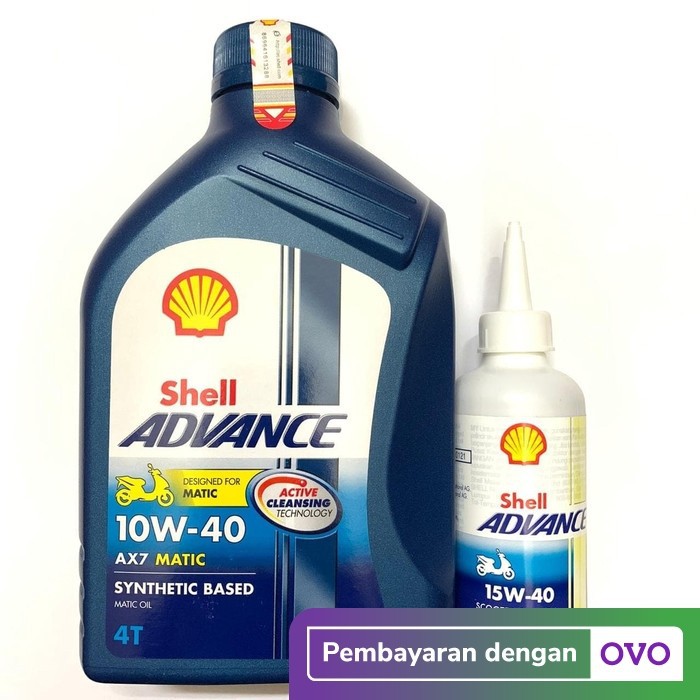 Oli Shell Ax7 10w-40 Matic 0.8 L Dan Oli Gardan Shell