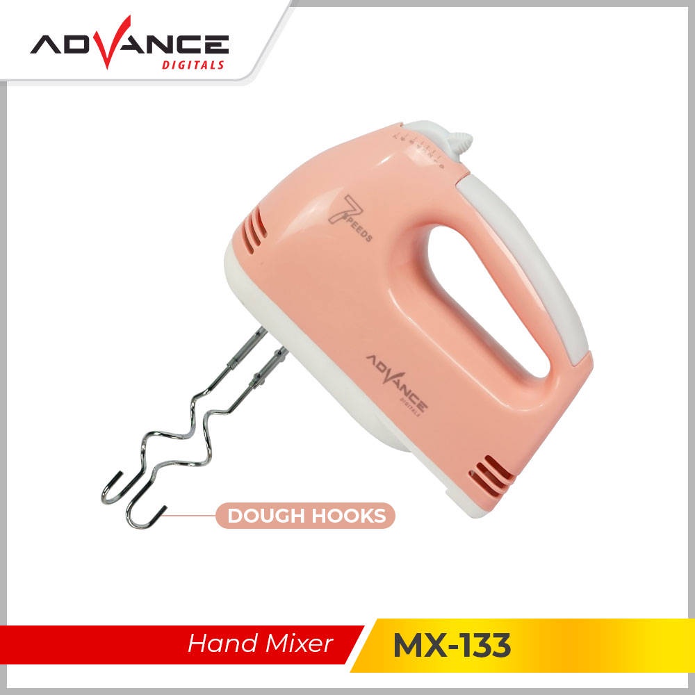 【Garansi 1 Tahun】Advance MX-133 Hand Mixer 7 Speed 100 Watt Hand Mixer Tangan Pengaduk Adonan 100% Ori