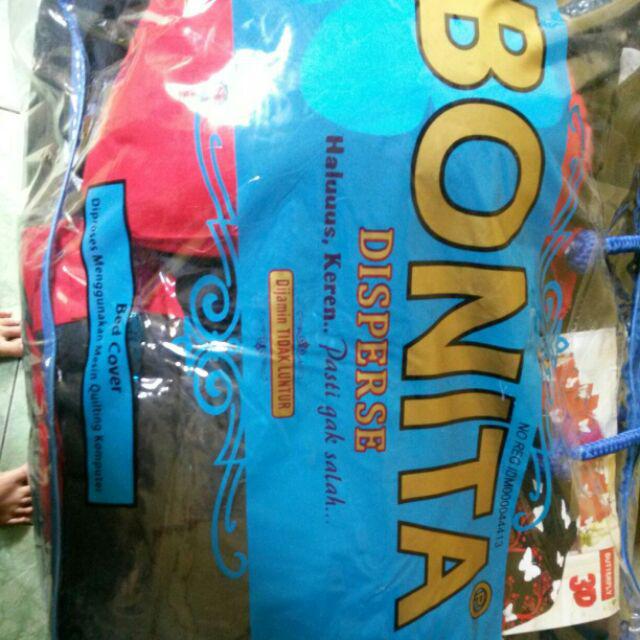 Bonita Bedcover Set 180x200 King Rumbai Minimalis ( Bed Cover ) Friamart