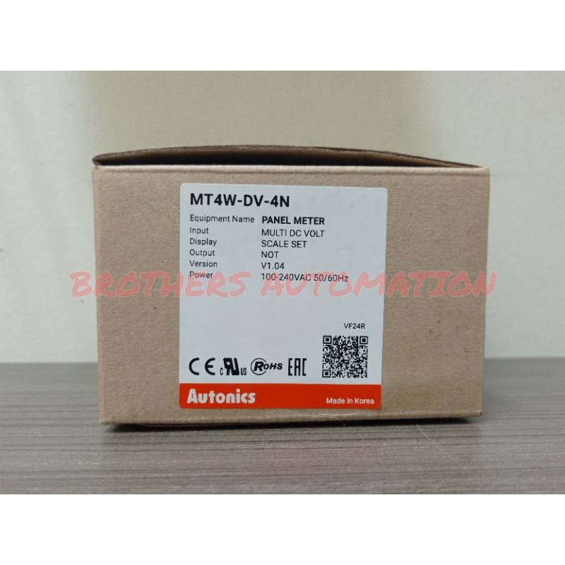 Panel Meter MT4W-DV-4N Autonics