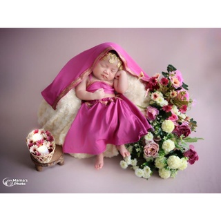 Image of kostum india newborn untuk properti foto bayi