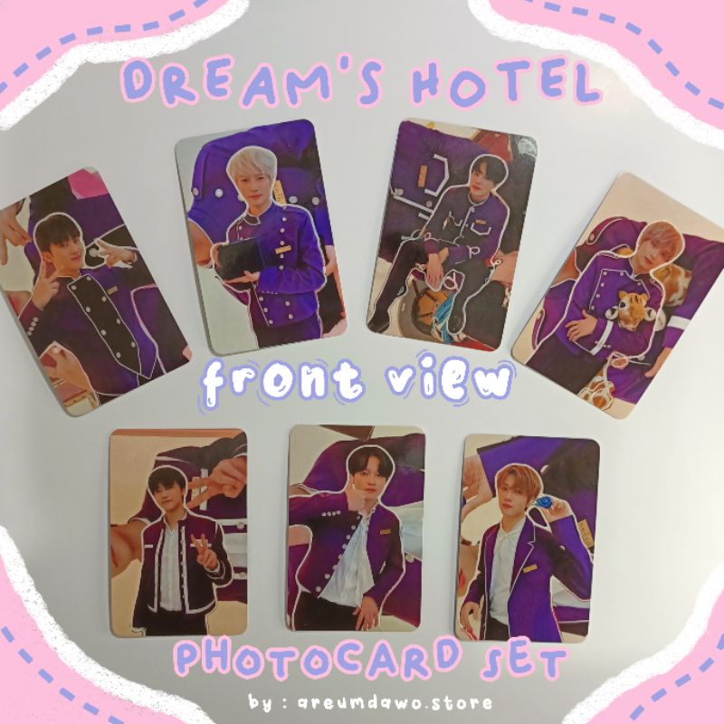 PHOTOCARD NCT DREAM - DREAM'S HOTEL SET | MARK RENJUN JENO HAECHAN JAEMIN CHENLE JISUNG