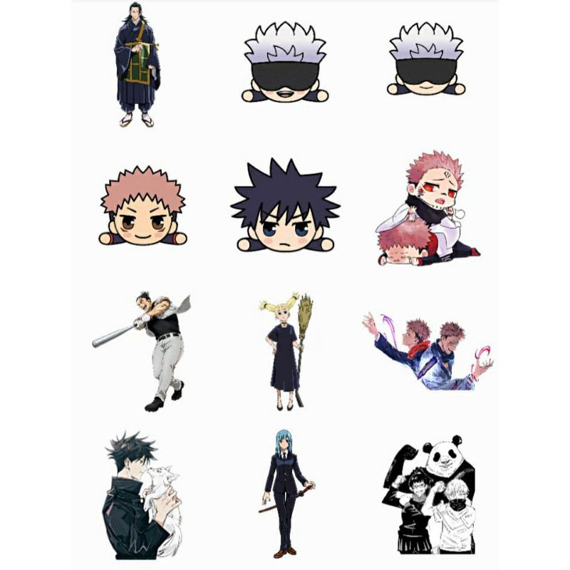 

STIKER JUJUTSU KAISEN 35 PCS