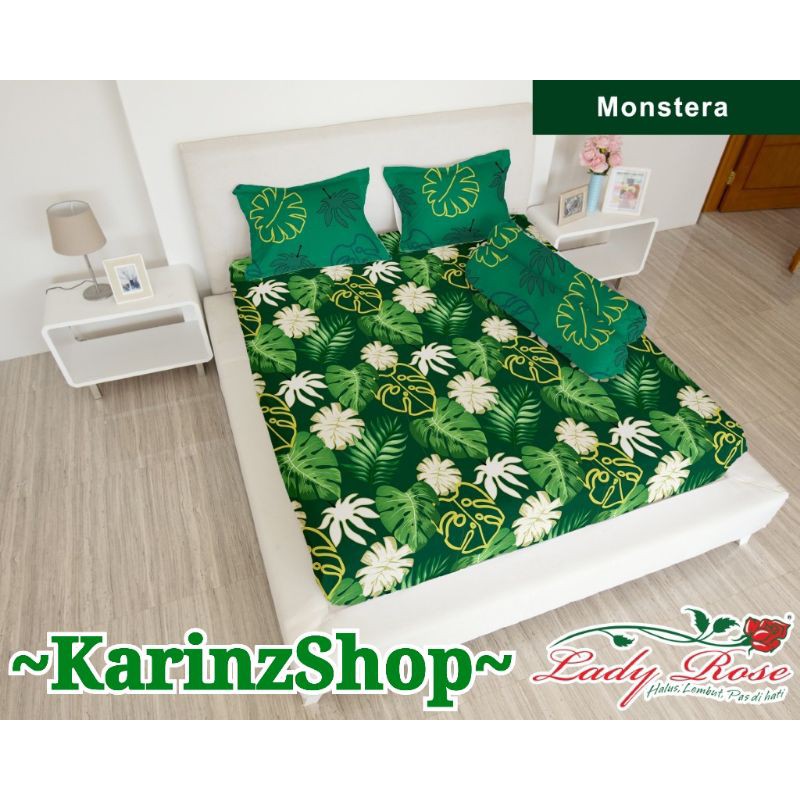 Sprei Lady Rose MONSTERA ( King 180 / Queen 160 / Single 120 x 200 )